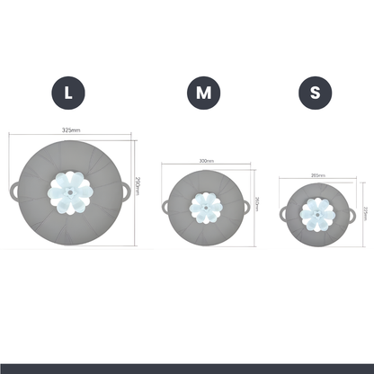 Silikon-Deckel mit Anti-Überkoch-Funktion – Sauber kochen, stressfrei genießen