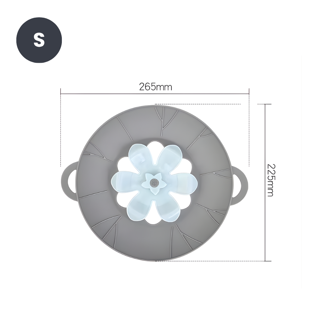 Silikon-Deckel mit Anti-Überkoch-Funktion – Sauber kochen, stressfrei genießen
