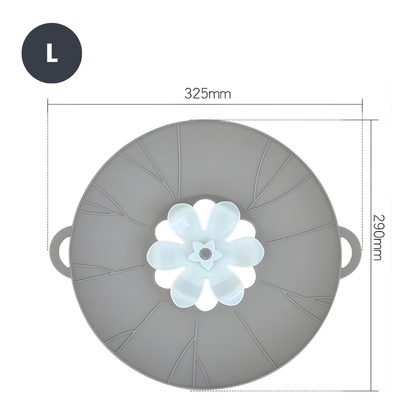 Silikon-Deckel mit Anti-Überkoch-Funktion – Sauber kochen, stressfrei genießen
