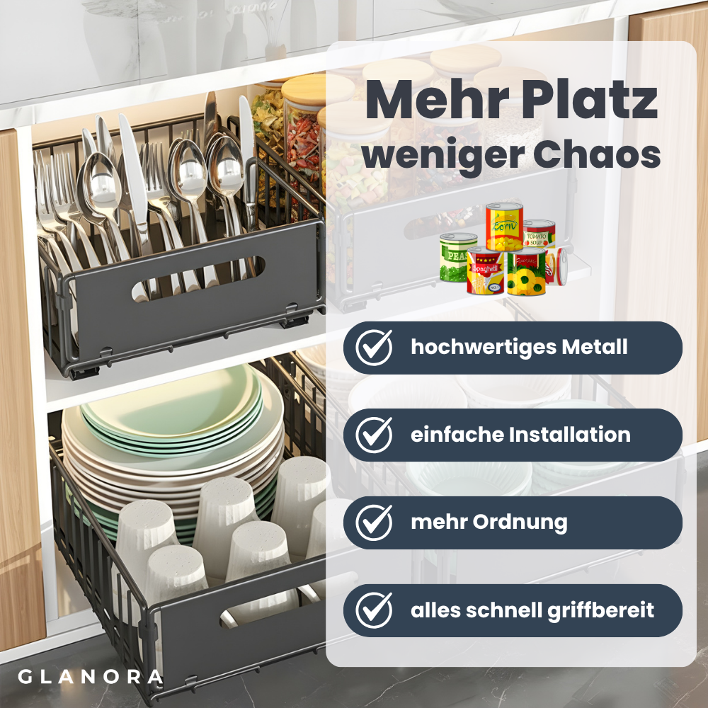 Schrank-Organizer zum Herausziehen – Mehr Ordnung & Komfort ohne Bohren